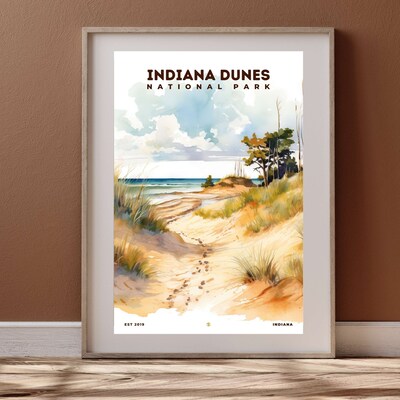 Indiana Dunes National Park Poster, Travel Art, Office Poster, Home Decor | S8 - image4